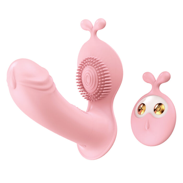 Yellow dual-end adult toy, suitable for various uses, simple design.