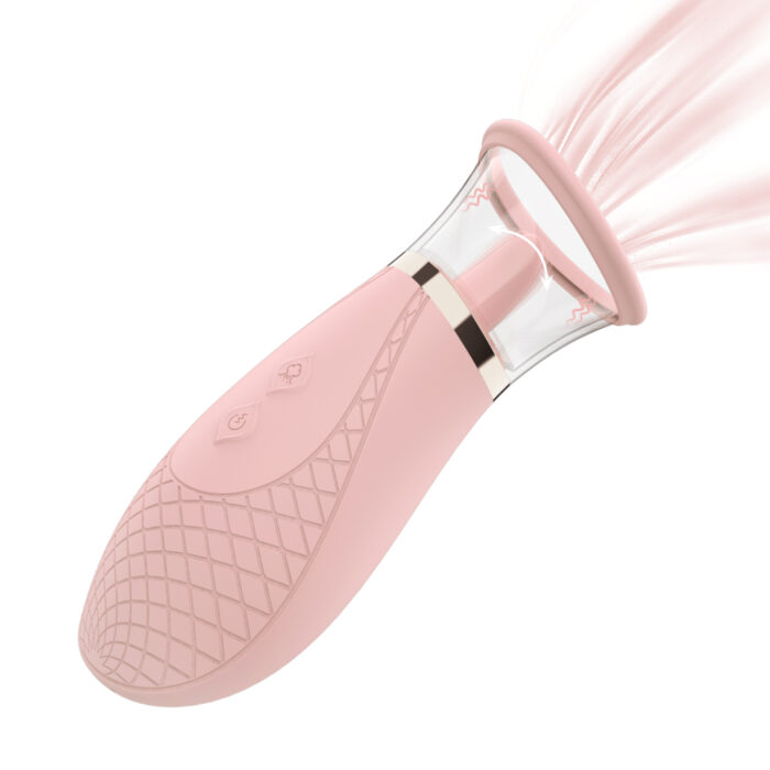 This female masturbator features an ergonomic design with a suction cup for targeted clitoral stimulation. It offers various intensity levels and vibration modes to enhance pleasure. The device is rechargeable and made from body-safe silicone, ensuring both comfort and hygiene.